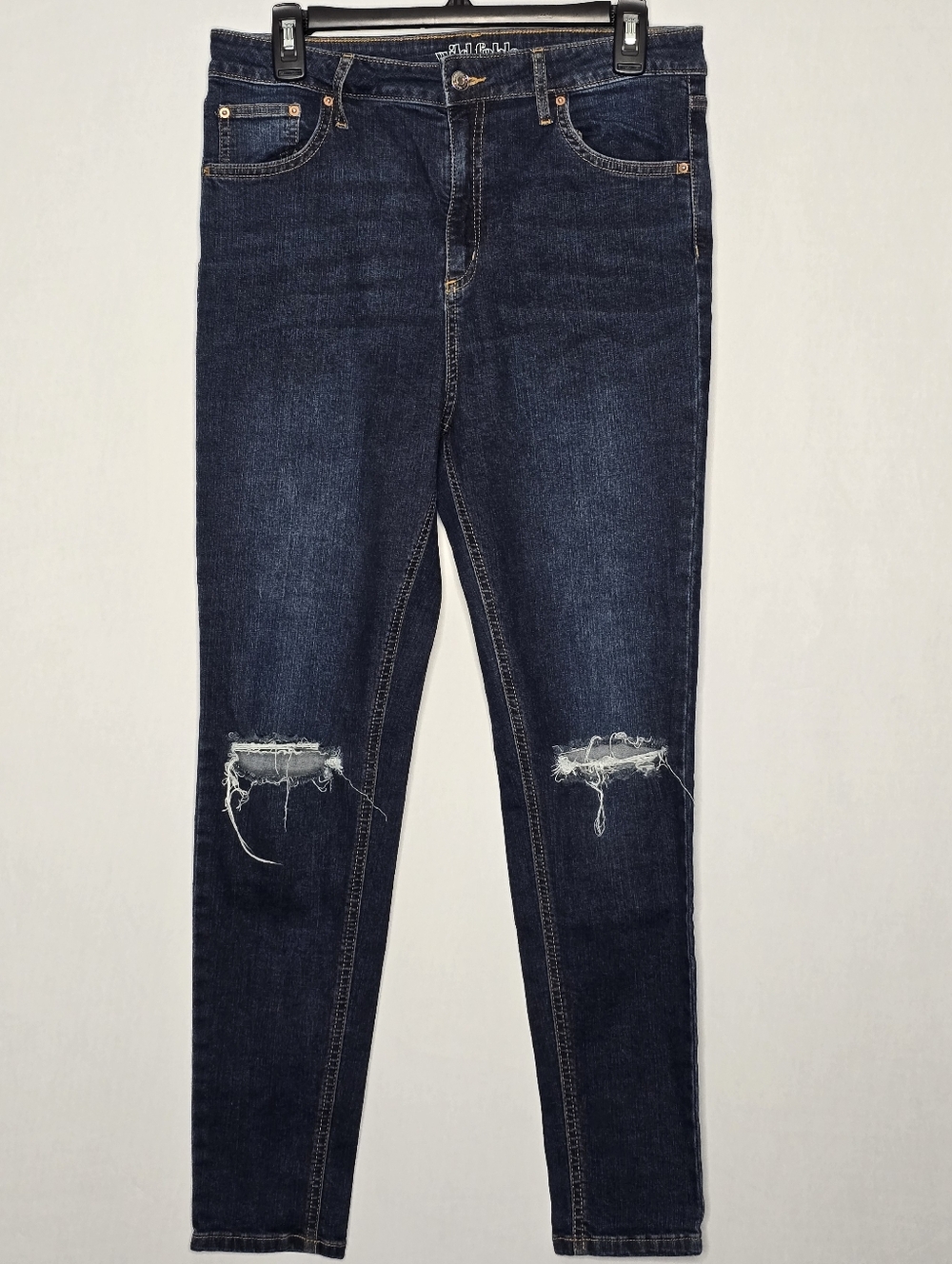 wild fable Indigo Denim Jeans with Gold Stitching